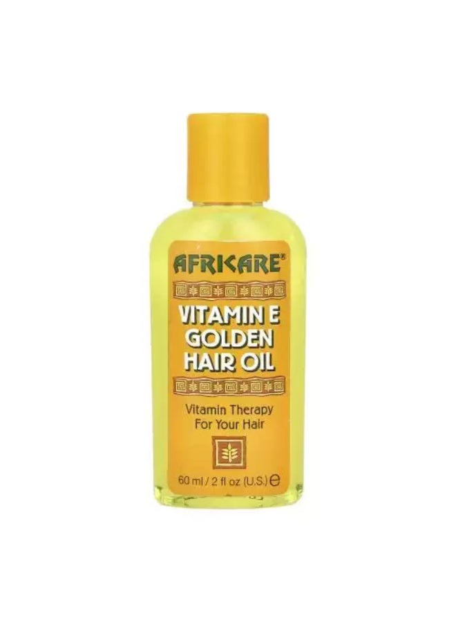 Cococare, Africare, Golden Hair Oil with Vitamin E, 2 fl oz 60 ml - Image 1